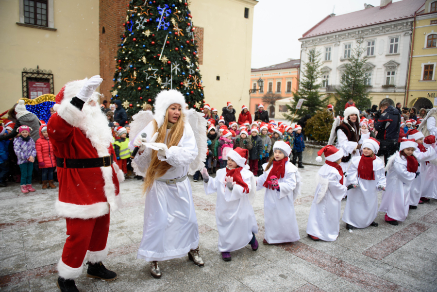 Mikołaj na tarnowskim Rynku