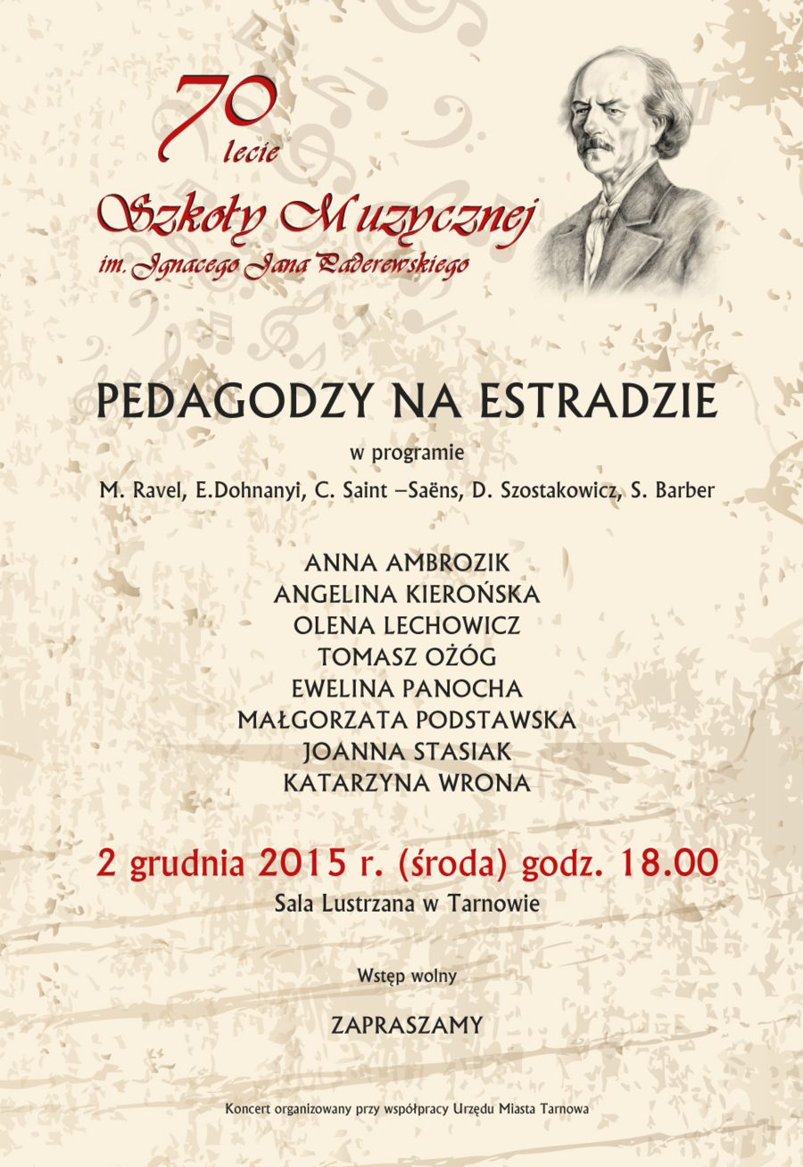 Pedagodzy na estradzie KONCERT