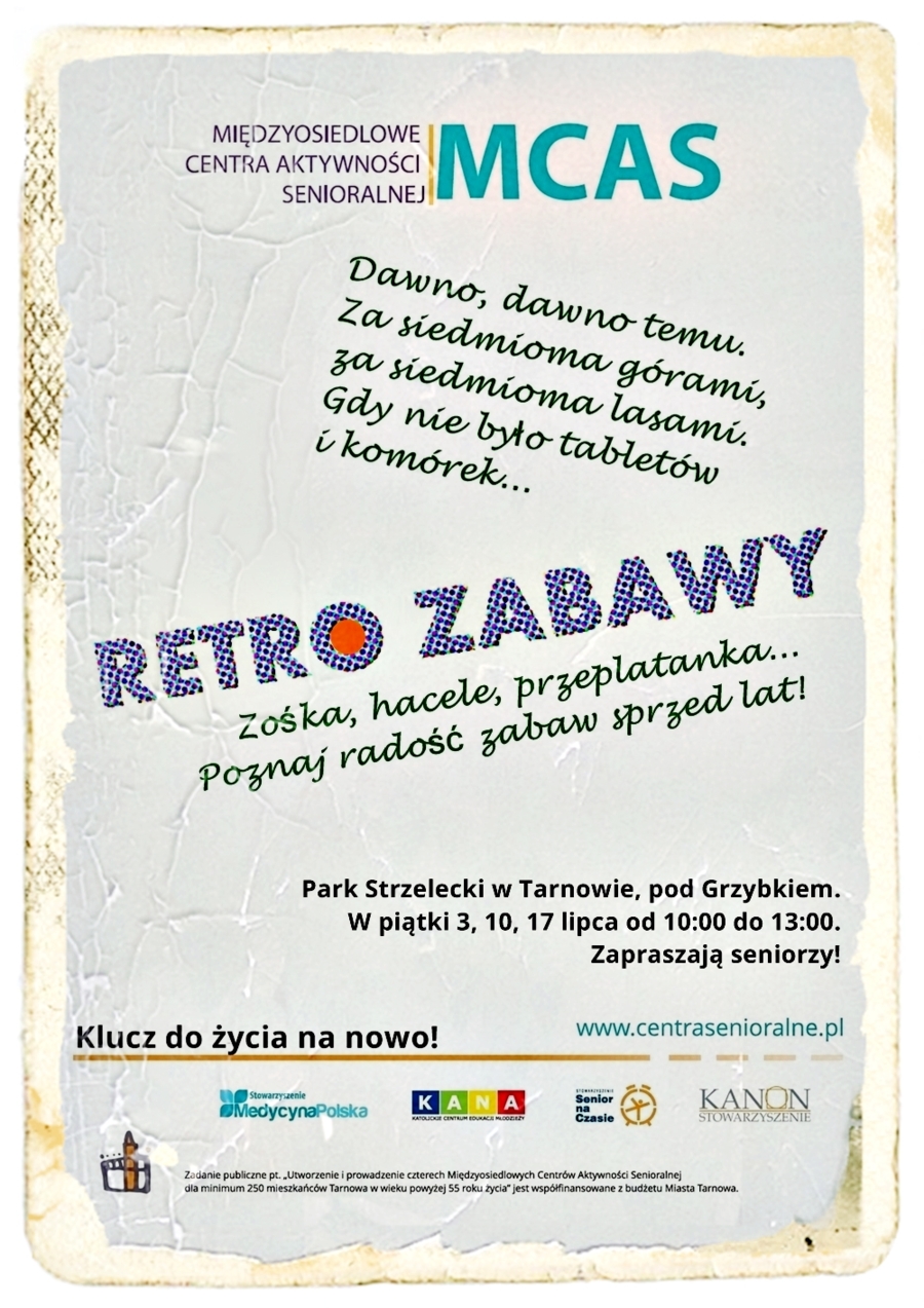 Retro zabawy seniorów
