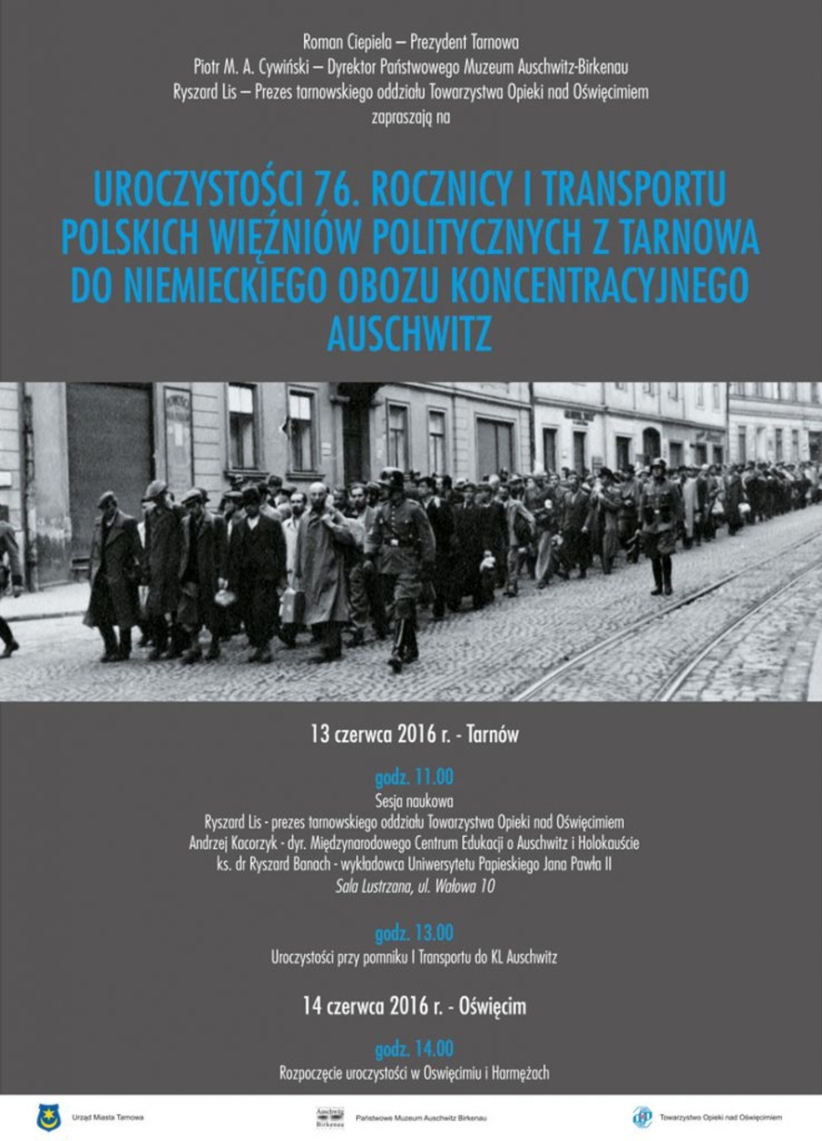Rocznica pierwszego transportu 13 CZERWCA	