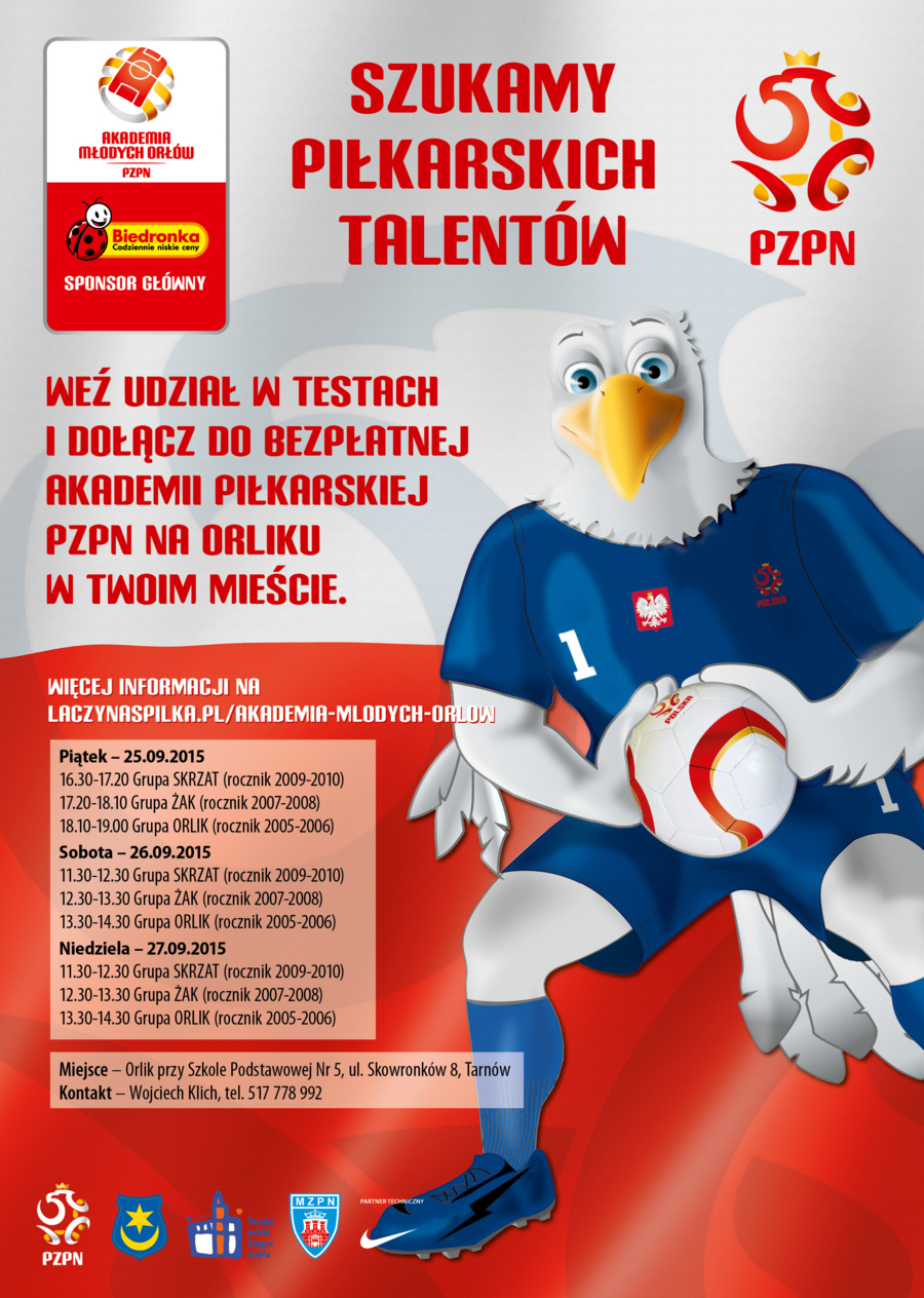 Akademia Młodych Orłów TESTY