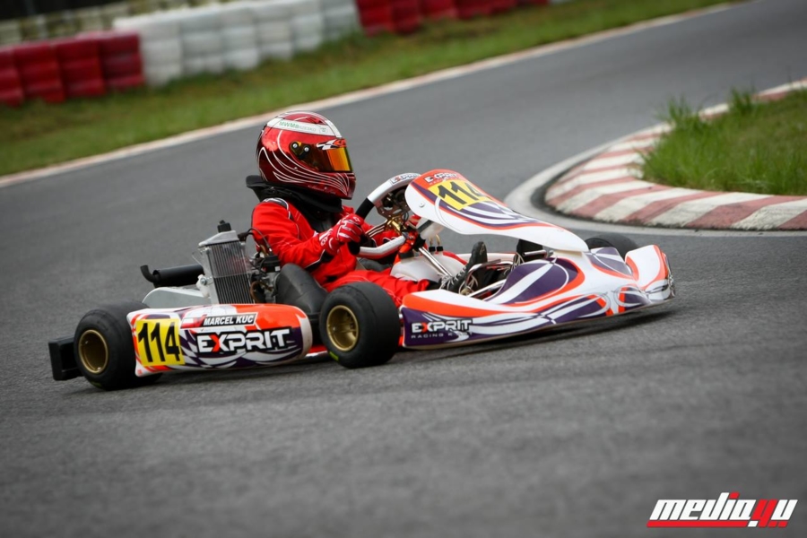 Marcel Kuc wygrywa rundę serii Rotax