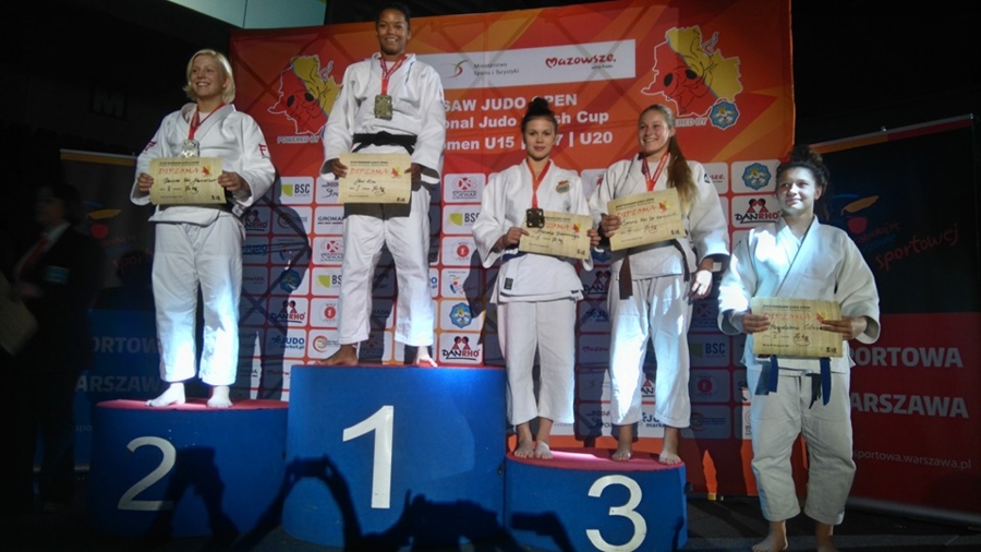 Podium judoczki 