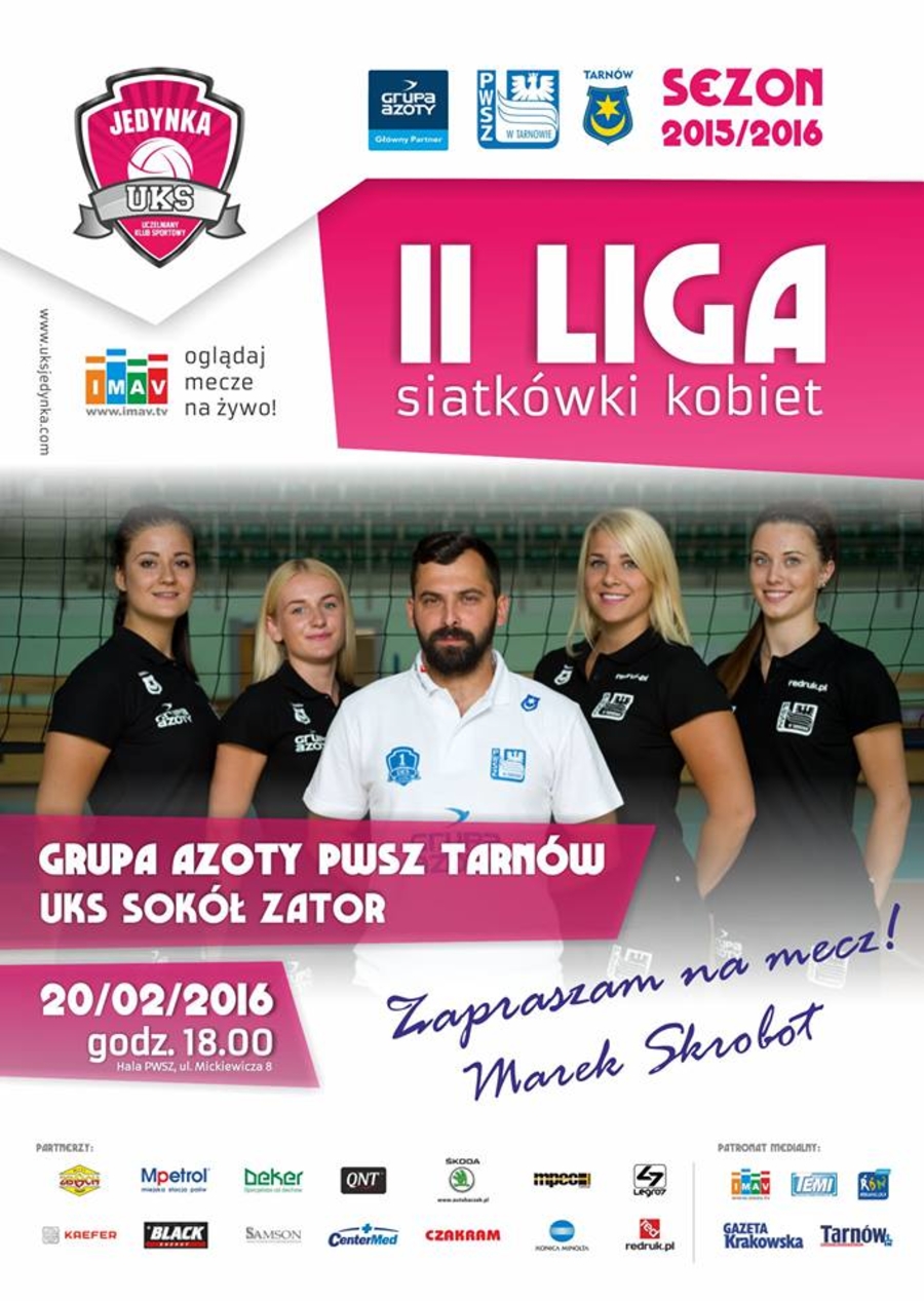 Tarnowskie siatkarki zagrają z Zatorem